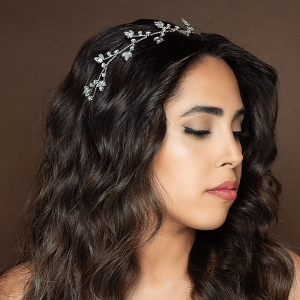 Olive Headpiece Silver Color