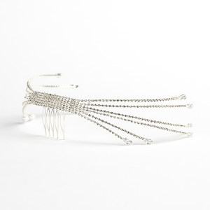 River Back Headpiece Silver