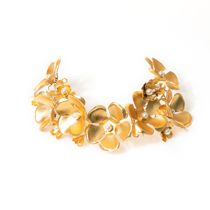 Floral Goddess Headpiece Gold