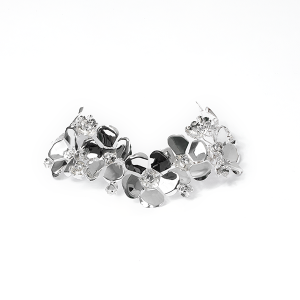 Floral Goddess Headpiece Silver