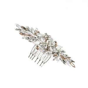 Rosalinda Hair Comb Silver Color