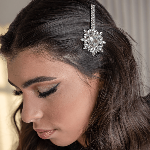 Jolie Mirror Hair Clips Sliver Color